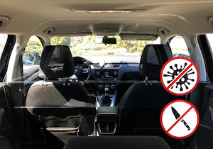 SAFETY CAB-přepážky pro vozy TAXI